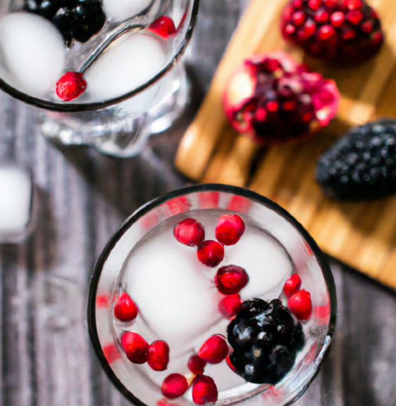 Harmony in a Can: Unveiling the Delightful Fusion of Vodka Water with Pomegranate and Blackberry